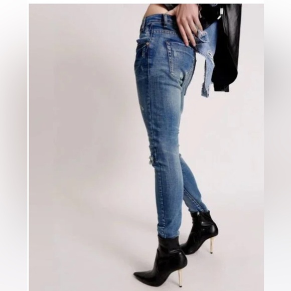 One teaspoon labyrinth desperados skinny leg jeans NWT - Picture 6 of 7
